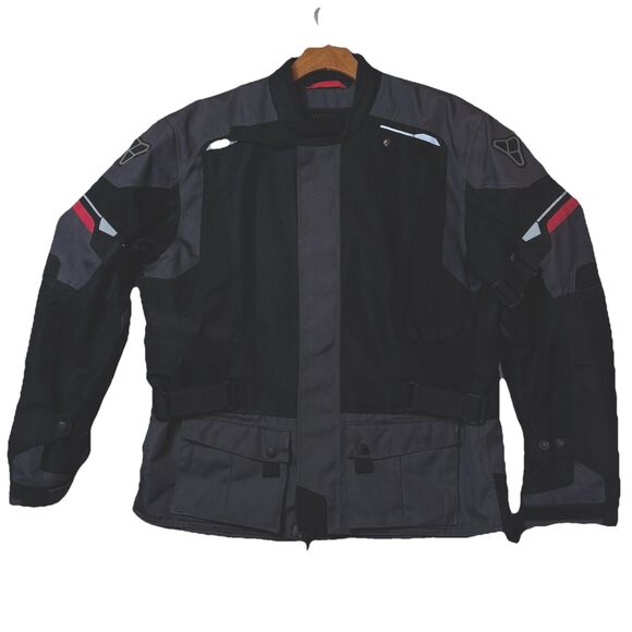 Pilot Moto Sports Motorcycle Riding Jacket Men’s Size XL Canvas Breathable - Picture 1 of 13